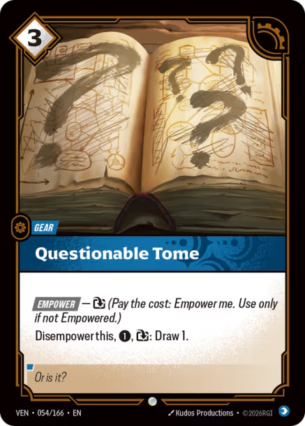 Questionable Tome - 054/166 - C Mind