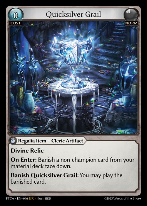 Quicksilver Grail - Fractured Crown - UR Norm