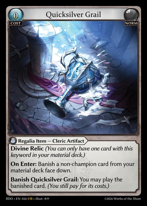 Quicksilver Grail - Radiant Origins - UR Norm
