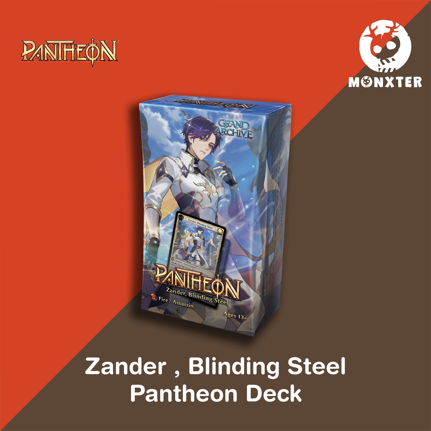 [Pre Order] Grand Archive TCG -Zander , Blinding Steel Pantheon Deck