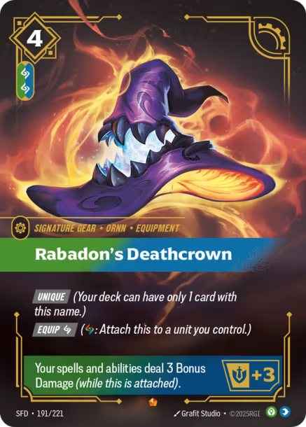 Rabadon's Deathcrown - 191/221 - Epic Calm/Mind