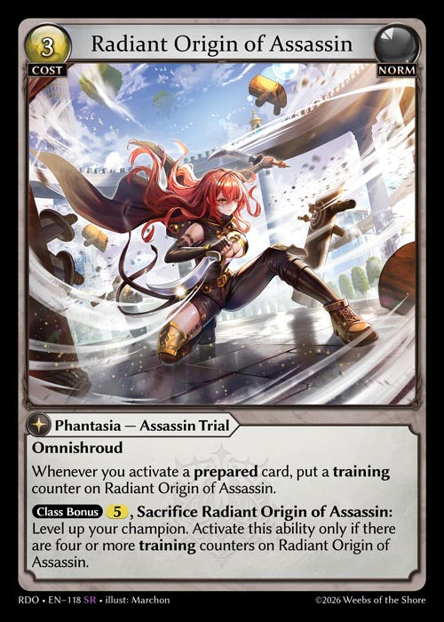 Radiant Origin of Assassin - Radiant Origins - SR Norm