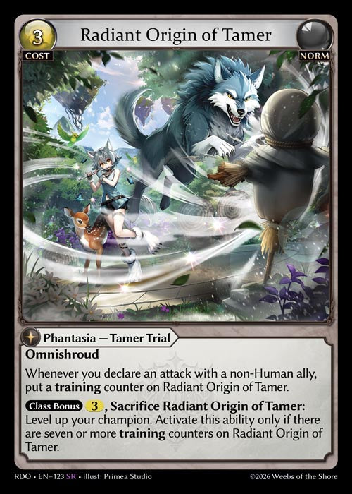 Radiant Origin of Tamer - Radiant Origins - SR Norm