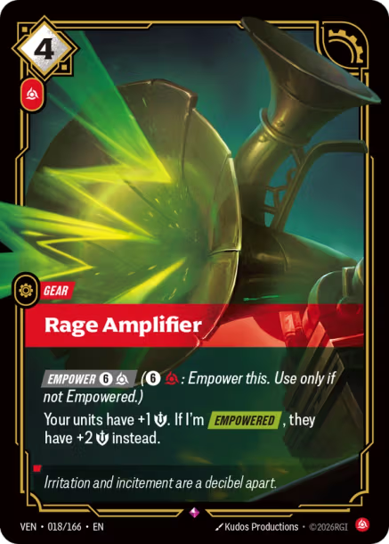 Rage Amplifier - 018/166 - R Fury