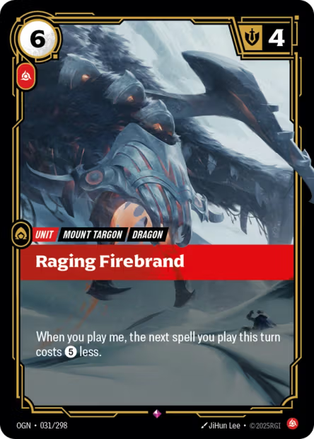 Raging Firebrand - 031/298 - R Fury