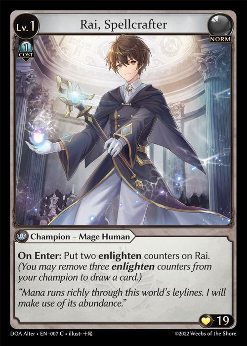 Rai, Spellcrafter - Dawn of Ashes