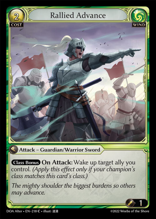 Rallied Advance - Dawn of Ashes