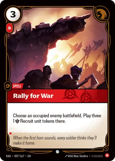 Rally for War - 007/167 - C Fury
