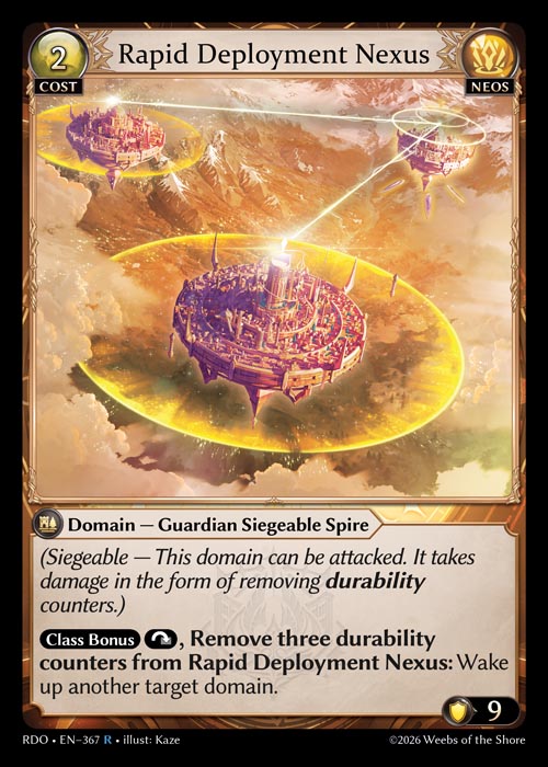 Rapid Deployment Nexus - Radiant Origins - R Neos