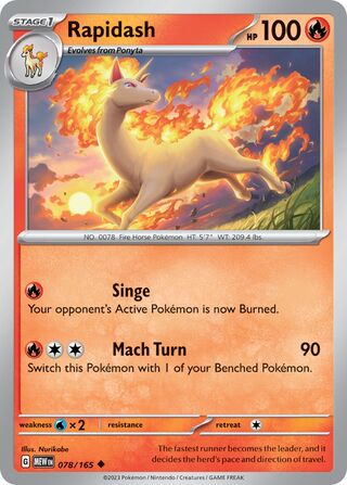 Rapidash - 078/165 - 151 