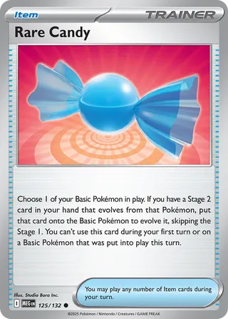 Rare Candy - 125/132 - Mega Evolution