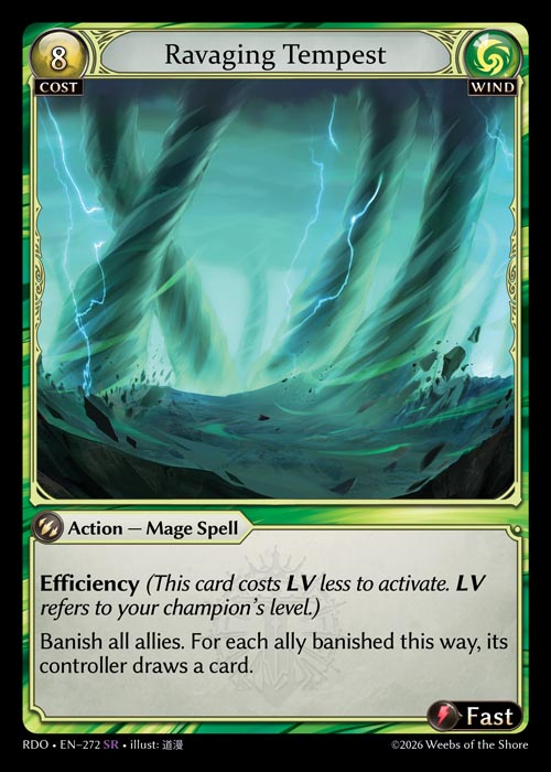 Ravaging Tempest - Radiant Origins - SR Wind
