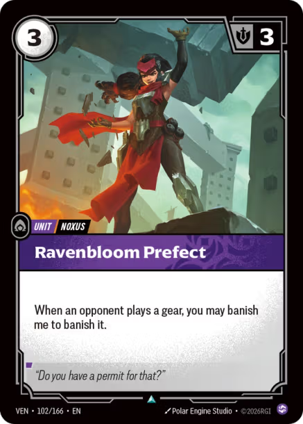 Ravenbloom Prefect - 102/166 - U Chaos