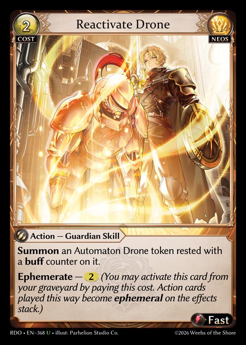 Reactivate Drone - Radiant Origins - U Neos