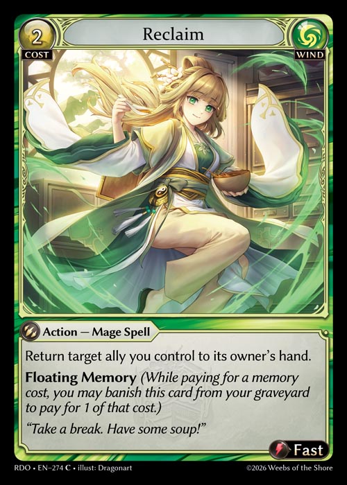 Reclaim - Radiant Origins - C Wind