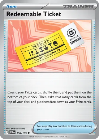 Redeemable Ticket - 156/159 - Journey Together
