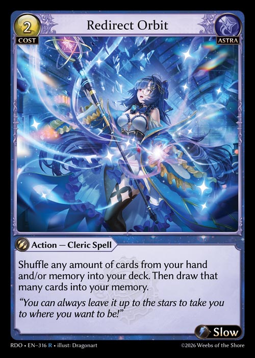 Redirect Orbit - Radiant Origins - R Astra