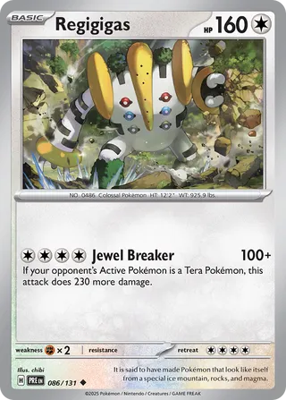 Regigigas - 086/131 - Prismatic Evolutions