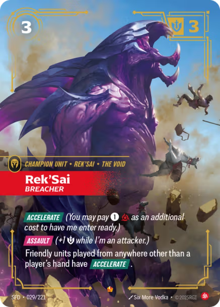 Rek'Sai, Breacher - 029/221 - Epic Fury
