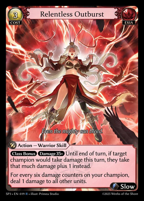 Relentless Outburst - Supporter Pack 3