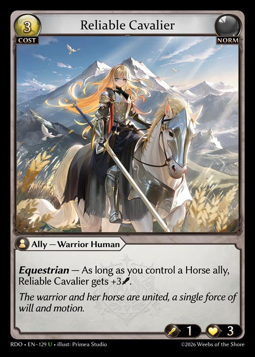 Reliable Cavalier - Radiant Origins - U Norm