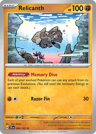 Relicanth - 084/162 - Temporal Forces 