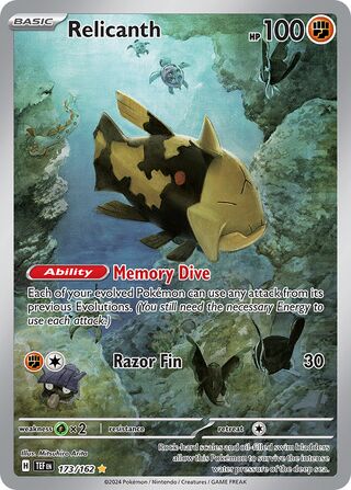 Relicanth - 173/162 - Temporal Forces