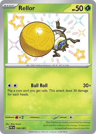 Rellor - 108/091 - Paldean Fates