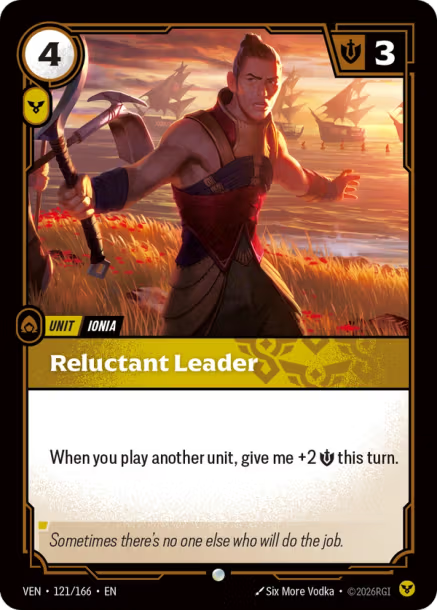 Reluctant Leader - 121/166 - C Order