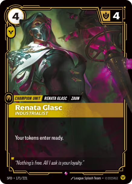 Renata Glasc, Industrialist - 171/221 - R Order