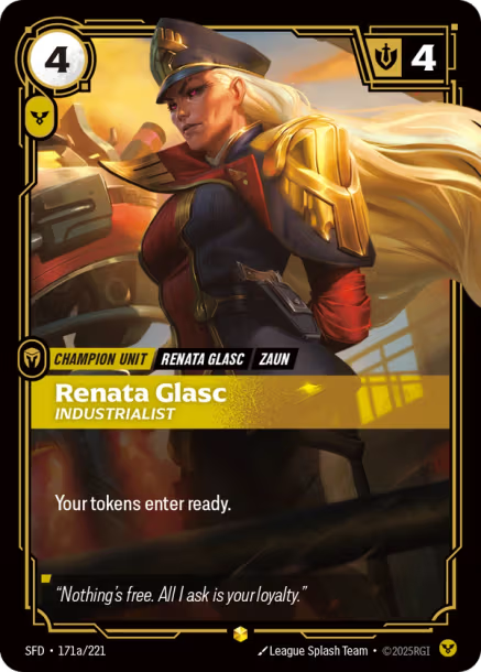 Renata Glasc, Industrialist - 171a/221 - R Order - Alternate Art