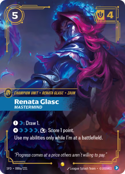 Renata Glasc, Mastermind - 088a/221 - Epic Mind - Alternate Art