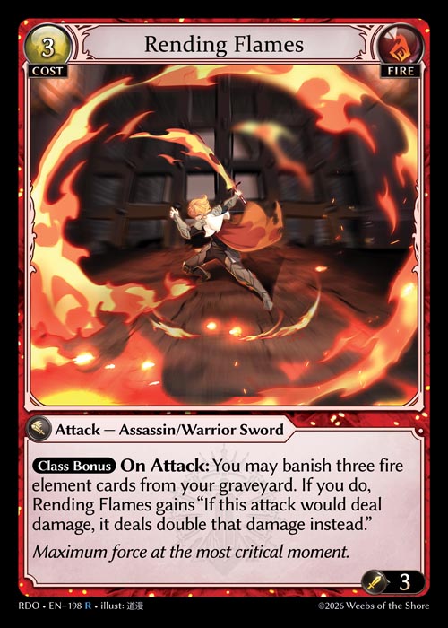 Rending Flames - Radiant Origins - R Fire