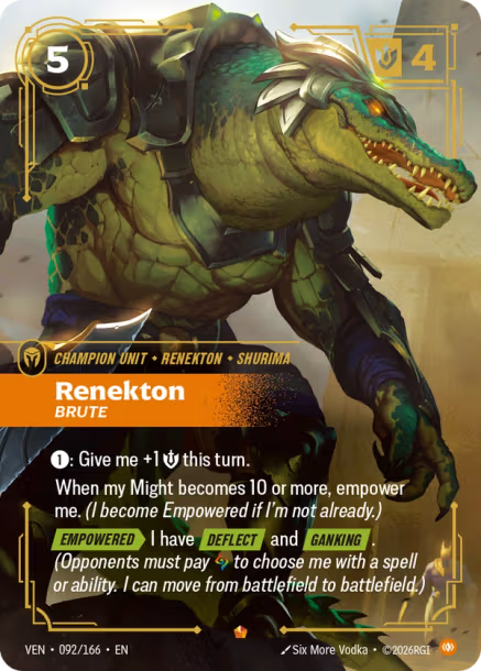 Renekton, Brute - 092a/166 - Epic Body