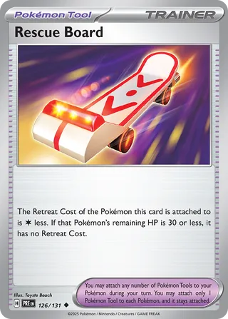 Rescue Board - 126/131- Prismatic Evolutions