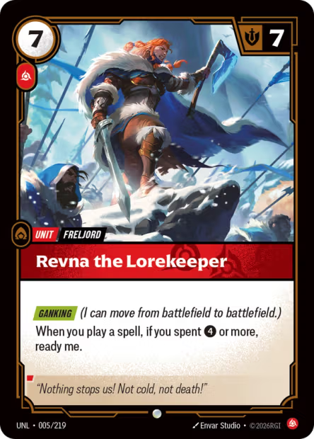 Revna the Lorekeeper - 005/219 - C Fury