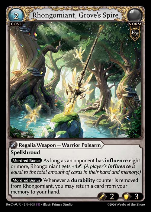 Rhongomiant, Grove’s Spire - Re:Collection Aurelian Regent - SR Norm