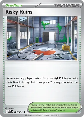 Risky Ruins - 127/132 - Mega Evolution