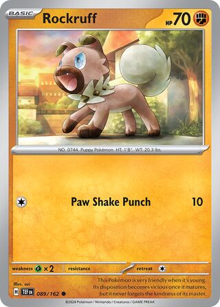 Rockruff - 089/162 - Temporal Forces 