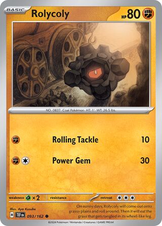 Rolycoly - 093/162 - Temporal Forces 