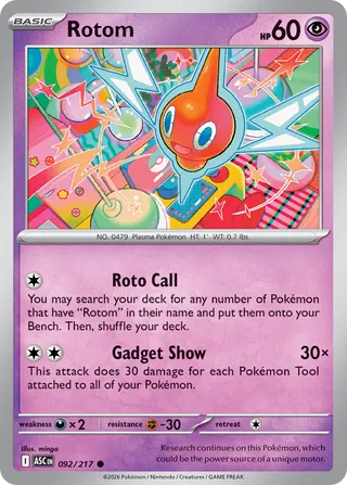 Rotom - 092/217 - Ascended Heroes
