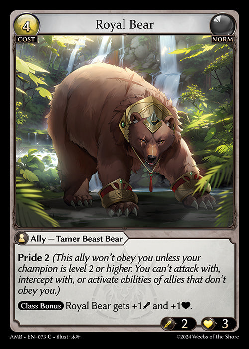 Royal Bear - Mortal Ambition - C Norm