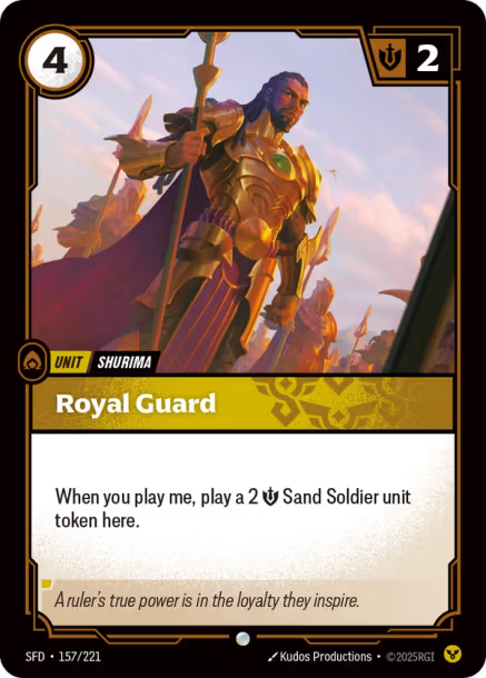 Royal Guard - 157/221 - C Order