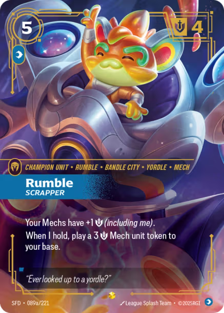 Rumble, Scrapper - 089a/221 - Epic Mind - Alternate Art