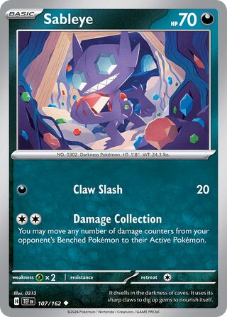 Sableye - 107/162 - Temporal Forces 