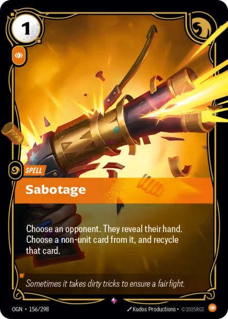 Sabotage - 156/298 - R Body