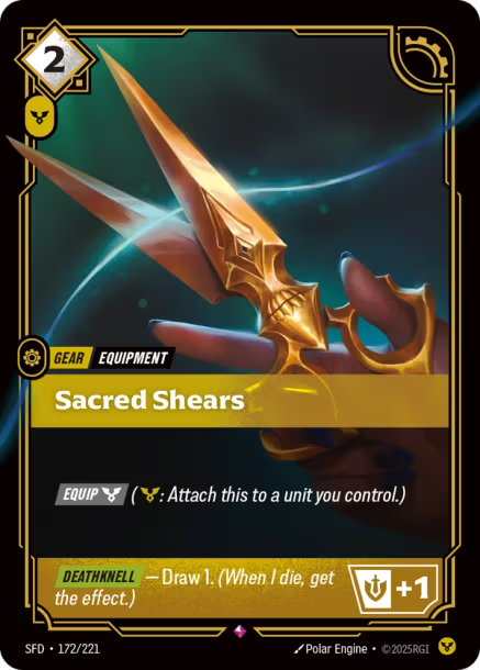 Sacred Shears - 172/221 - R Order