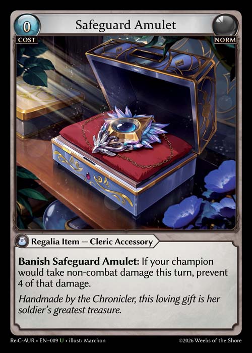 Safeguard Amulet - Re:Collection Aurelian Regent - U Norm