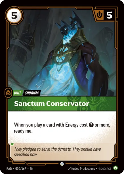 Sanctum Conservator - 030/167 - C Clam