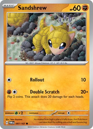 Sandshrew - 097/167 - Twilight Masquerade 